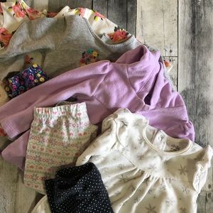 Baby girl cold weather sets